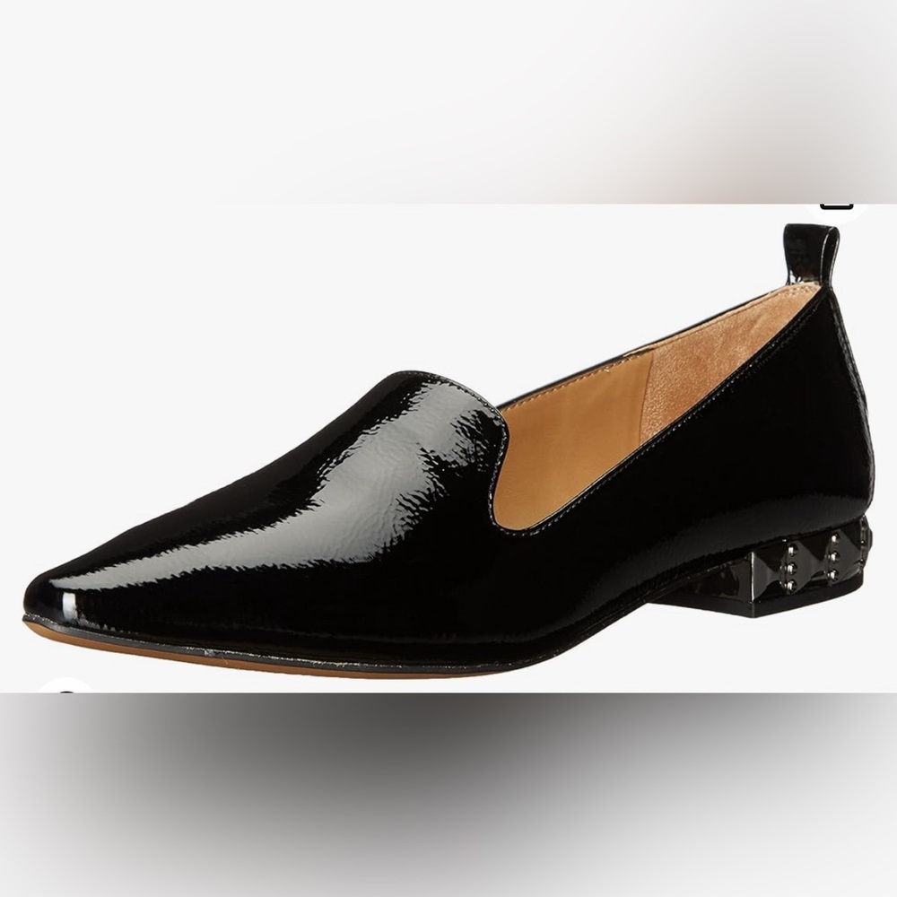 Franco Sarto Shelby ballet flat with a stunning metallic heel.
